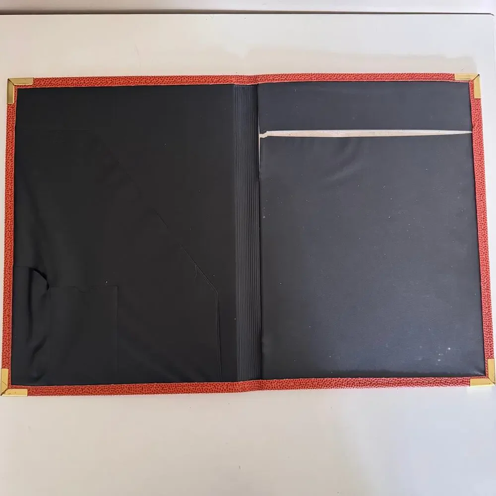 Spalding Official Game Ball NBA Leather Portfolio Binder David Stern Basketball
